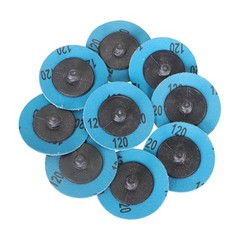 51Pcs 2″ Roll Lock Die Grinder Quick Change Sanding Disc 36 60 80 120 240 Grit