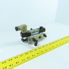Kuroda PCS2408 5/2 Way Pneumatic Air Solenoid Valve 0.2-0.8MPa 24V DC Coil