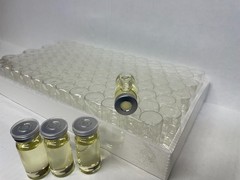 4000ps 10ml Clear Glass Headspace Vials Aluminum Crimp Caps 20mm Beveled Edge GS