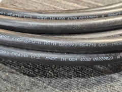 ADS Polyflex 4710 1/2 IN x 100 FT Coil Polyethylene Pipe, 125 PSI SIDR 15, Black