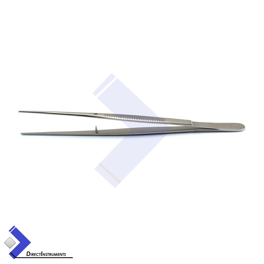 Surgical Mini Dressing Tweezer Straight Cotton Tissue Thumb Forceps Surgery Lab