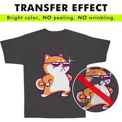 Bulk 100 Sheet Dark Heat Transfer Paper for Inkjet + Laser + Cricut 8.5×11 Koala