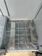 K2 Scientific K273GDR 73 Cu. Ft. High Performance Glass Triple Door Refrigerator