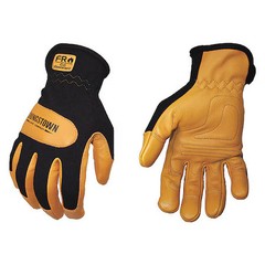Youngstown Glove Co 12-3270-80-M Mechanics Gloves, Aramid Palm, M, Black/Tan