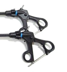 2PCS Laparoscopic Grasper Bowl & Biopsy Cup Forceps 5mmx330mm SS Instruments CE