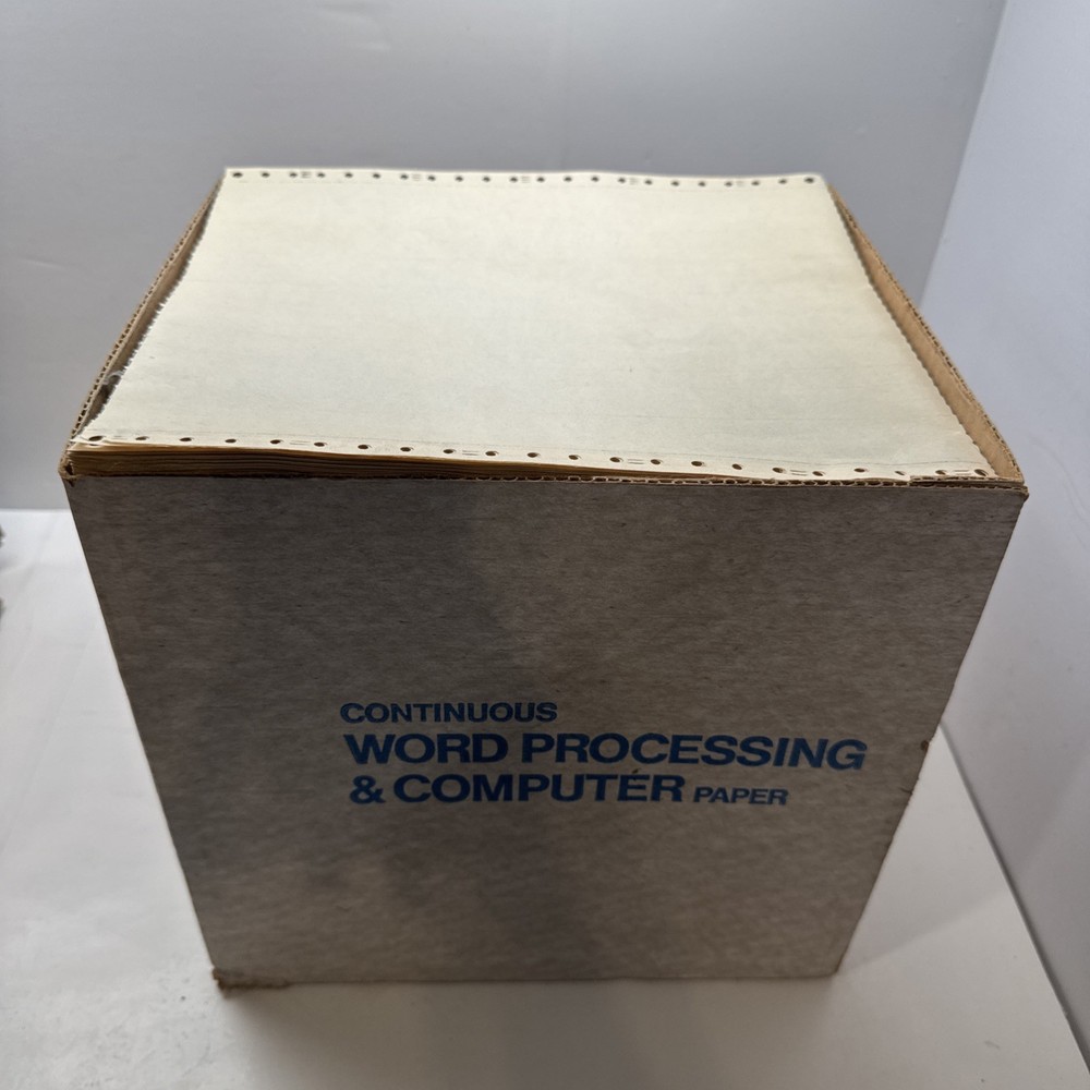 925 Blank 9.5×11 Inches Continuous Feed Word Processing & Computer Paper