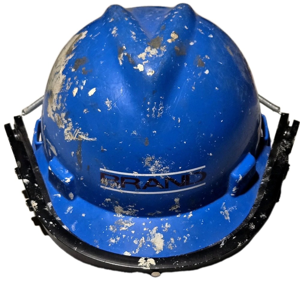 Hard Hat MSA V-Gard Medium Face Shield Frame ANSI Class E Type 1 Ratchet Blue