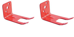 🔥🧯2-UNIVERSAL FORK STYLE WALL MOUNT BRACKETS 5-10 & 20lb. FIRE EXTINGUISHER