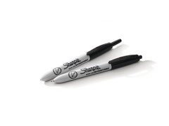 Sharpie Retractable Permanent Markers, Ultra Fine Point, Black, 3 Count