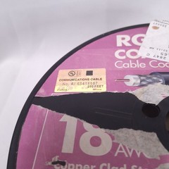 Southwire RG6 Coaxial Cable 250 FT 18 AWG Copper Clad Steel