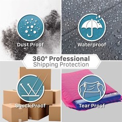 10 25 50 100 6.5″ x 10″ #0 Colored Self Seal Poly Bubble Mailer Package Envelope