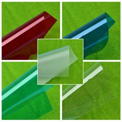 Flexible PVC Plastic Sheet 30cmx20cm Thin 0.3/0.5mm With Film 5 Colors Model DIY