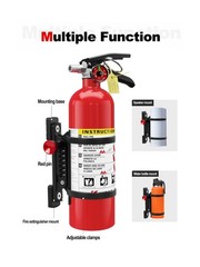 ZIDIYORUO MOLLE Panel Fire Extinguisher Mount Kit Fits 1″-2″ Ri… FAST USA SHIP