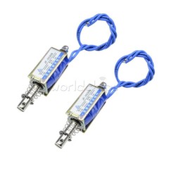 1-10PCS JF-0530B 24V 5N/10mm Pull-Push-Type Reset-Style Solenoid Electromagnet