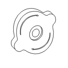 Fits IH Fits FARMALL 351030R91 400586R1 Fits Cub NON-Pressurized Radiator Cap