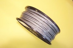 Clear Vinyl Coated Wire Rope Cable, 1/8″ – 3/16″, 7×7, 200 ft reel