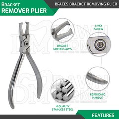 Orthodontic Pliers Braces Remover Tools Bracket Gripper Plier Dental German Gr