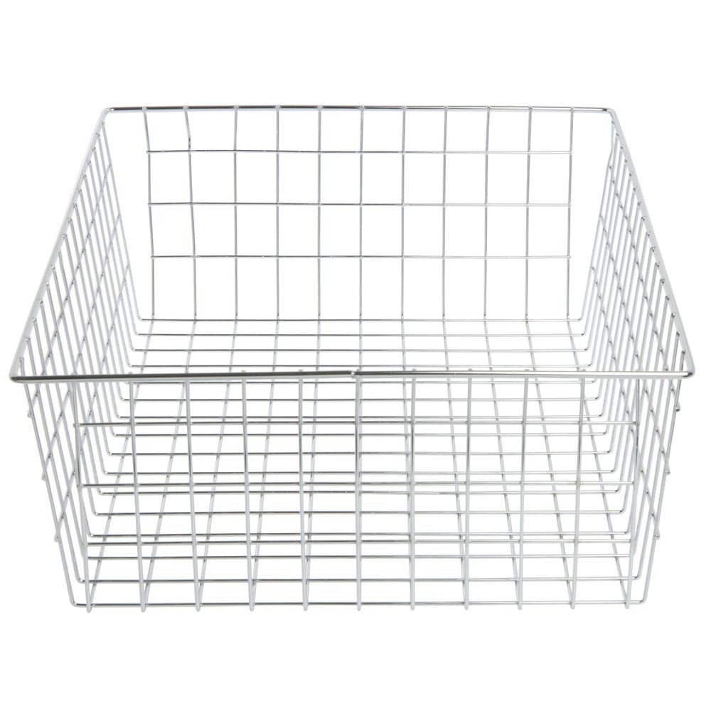 Bagel Basket Rectangular Chrome Plated Wire- 14 5/16 L x 20 1/4 W x 6 1/8 H