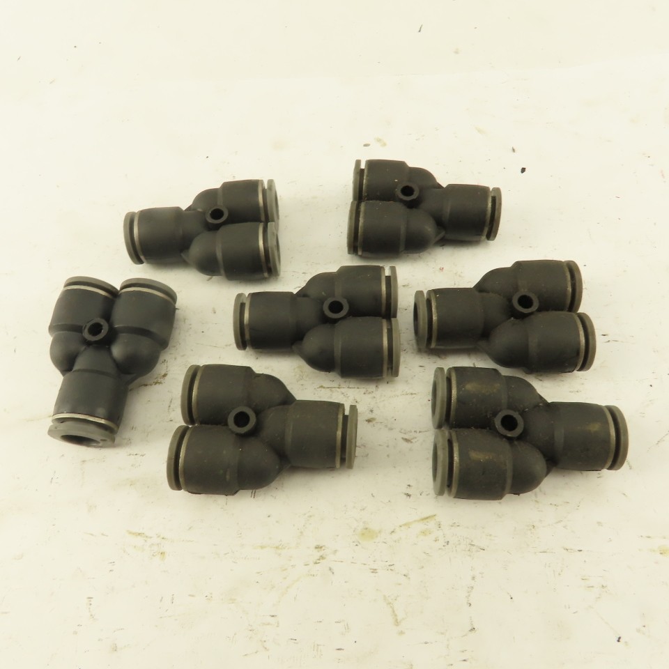 3/8 Tube Push To Connect “Y” Connector Lot Of 7