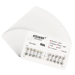 5Pack Dental Orthodontic Metal Brackets Standard Roth 022″ Slot 3-4-5 Hooks