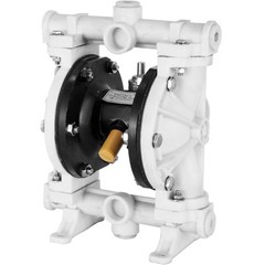 VEVOR Air-Operated Double Diaphragm Pump 2.5GPM 1/2″ Inlet Outlet Polypropylene