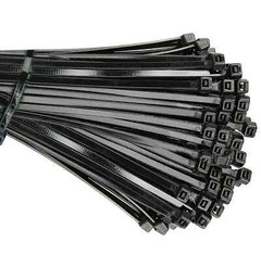 100 Cable Zip Ties Cable Ties Heavy Duty Nylon Cord Black 50lb test UV Resistant