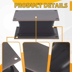4 Pack Vibratory Compactor Rubber Shock Mounts For Stanley & Bobcat Hydraulic