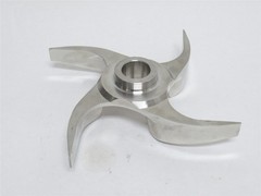 241058 New-No Box; Metalquimia 6503081 Impellor; SS;. 4-Blade; 1″ID x 8″OD