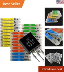 300pcs TO92 Bipolar Transistor Kit – 30 Assorted Models for Electronics Projects