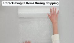 Cushion Wrap Bubble Packing Shipping Wrap Roll Bubbles Cushioning Moving Protect