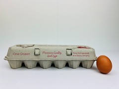 Printed Egg Carton (Barn/Rooster) – 100 UNITS