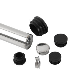 Plastic/Stainless Round End Cap For Tubing Pipe Inserts Bungs Feet Blanking Plug
