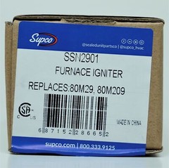 Supco SSN2901 Furnace Ignitor for Lennox Armstrong Ducane 80M29 80M2901