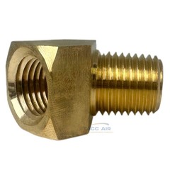 2 Pack 45 Degree 1/4″ NPT Pipe Thread Brass Street Elbow Fitting 50130