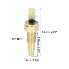Universal Engine Cooling Fan Temperature Thermo Sensor Switch 1/ Size: 1/8 NPT