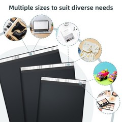 Poly Mailers Multi Size 10×13″, 12×15.5″, 14.5×19″ 60 Pack (20 per Size) Ship…