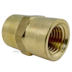 1/4″ x 1/4″ Female NPT Hex Coupling Pipe Fitting Brass Union Coupler