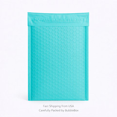 Teal Poly Bubble Mailers #2 8.5×12 Padded Shipping Envelopes Self Seal Bags