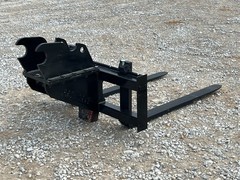 48″ 5,500 lb Pallet Forks Fits Kubota U35 KX040 KX71 KX91 KX121 KX033 Excavator