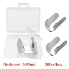 Dental Contoured Anterior Matrix Bands Teeth Restoration Strip Twin Matrices
