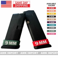 9MM Pistol Extended Magazine ID Marking Bands Mag Identification Silicone Band