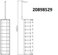 2” Square Box Rack for MVE Cryosystem 6000 LN2 (10 Box Slots) Cryogenic Freezers