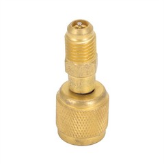 HVAC R32 Reverse Thread 1/4” Female – 1/4” Male Adapter For A2L R454B/R32 Tanks
