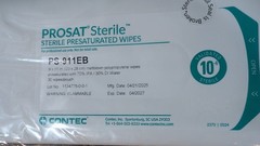 PROSAT Sterile PreSaturated Cleanroom Wipes Case 12 Packs of 30 Exp 04/2027