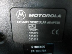 MOTOROLA XTS/MTP VEHICULAR ADAPTER NTN8560 N2001A W/ POWER AMPLIFIER MIC SPEAKER