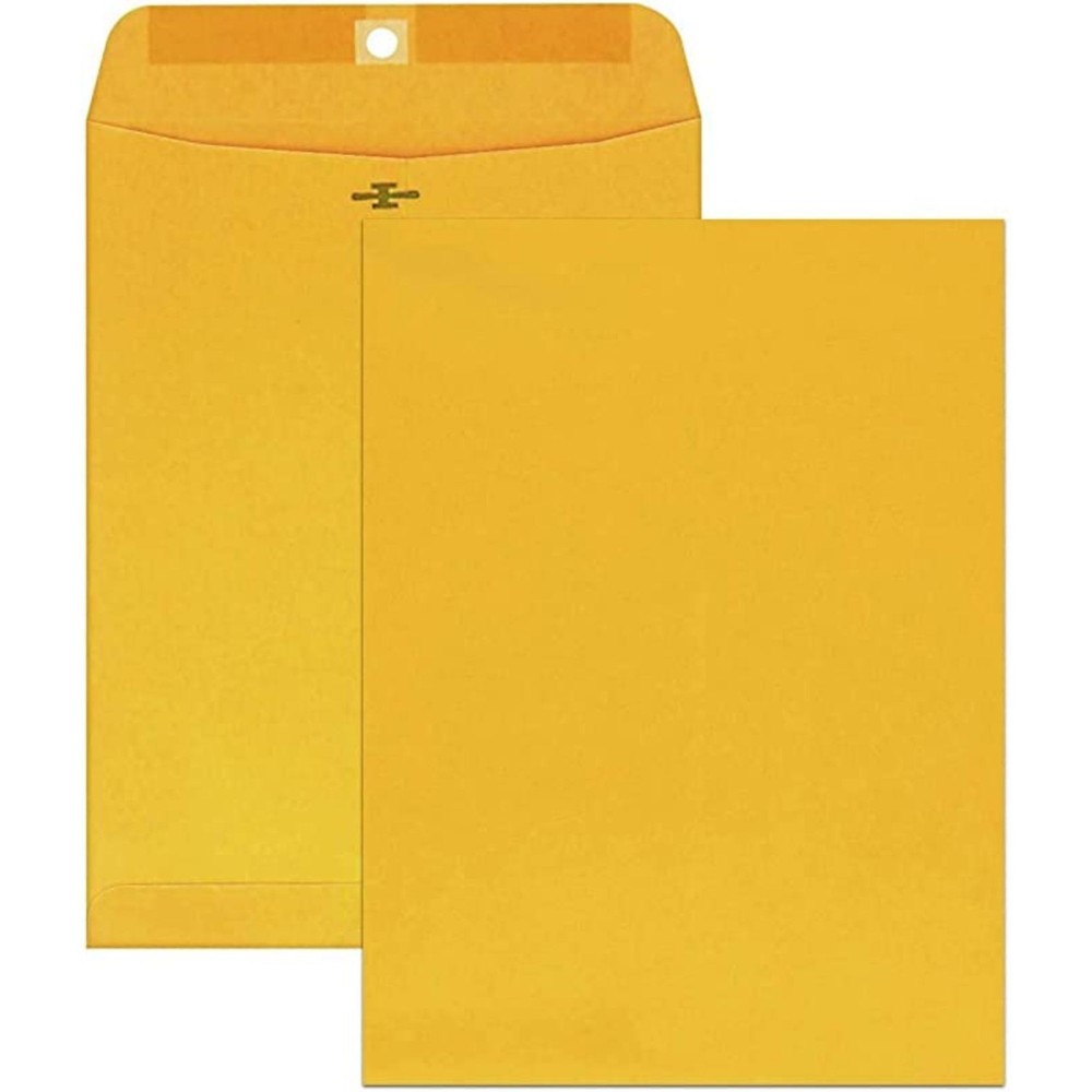 Mead Clasp Closure Envelopes: 10 in. x 15 in. (Brown) *15 count