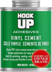 HOOK UP Vinyl Cement – Waterproof Pool Liner Repair Glue for Vinyl & PVC, Fas…