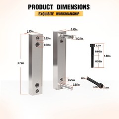 Hardened File Guide with Carbide Surface For Knife Making Tool Knife Makers