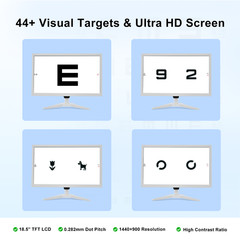 19 Inch Screen Ophthalmic LCD Visual Acuity Vision Chart Optical Testing Monitor