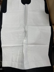 MCKesson Patient Exam Gown McKesson One Size Fits Most White Disposable 50Pack